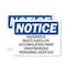 Signmission Hazardous Waste Satellite Accumulation Point OSHA Notice Sign, Plastic, 14in W x 10in L, 2PK OS-2PACK-NS-P-1014-L-13337 - alternate 1